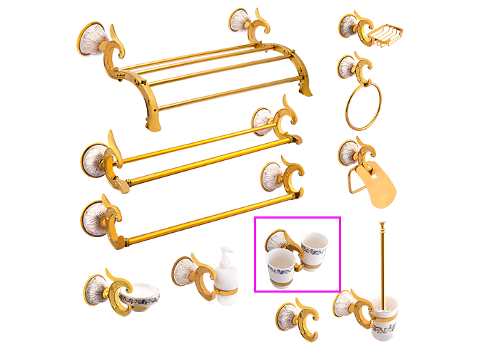 Двойной держатель для ванной комнаты аксессуар / ванная комната