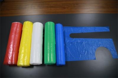 Colorful Disposable Plastic Aprons Embossed / Smooth Surface For Housework Painting