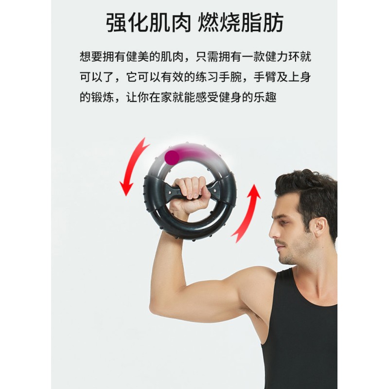 Power Spin Ball Exercise Ball Zinc Alloy CE Certified Efficient Upper Body Arm Exerciser Wrist Strength Training Safety Durable