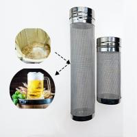 Cartouche de filtre à houblon sec pour brassage de bière domestique, filtre à houblon en acier inoxydable, réutilisable, prend en charge les tailles personnalisées