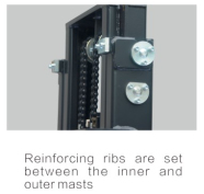 pedestrian Type battery electric JAC narrow aisle Stacker Light weight