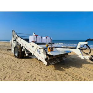HANDSOMER 2500 Tractor Towable Beach Cleaner | 2.5m Hydraulic Sand Sifter For Stone & Coral Removal