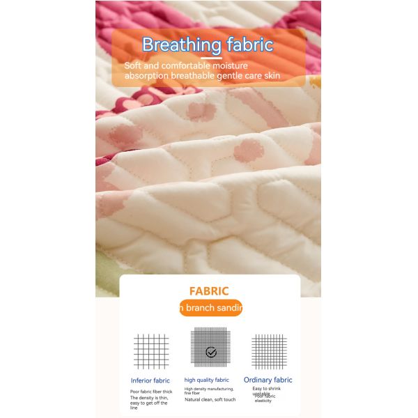 Couverture de matelas imperméable à l'eau pliée pour la maison Hôtel entièrement entouré protection du lit