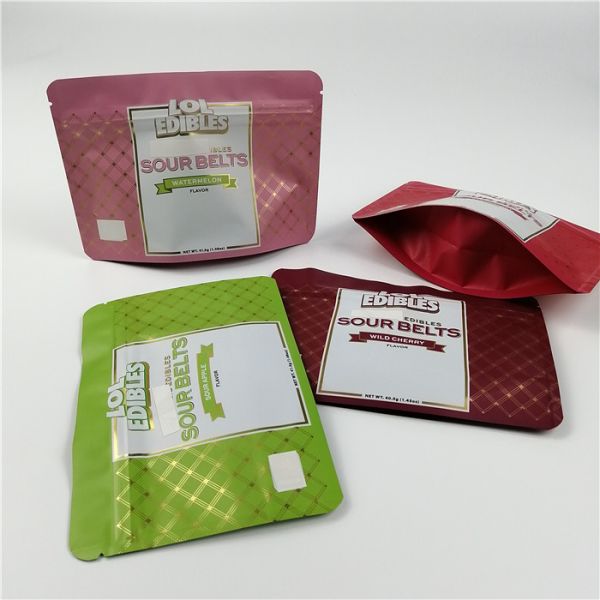 Подгонянная сумка конфеты пластиковой ягоды Mylar Ziplock Smellproof печений Resealable дикой первоначальная
