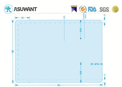 печатание Gravure сумки алюминиевой фольги эмульсии 108*150mm косметическое