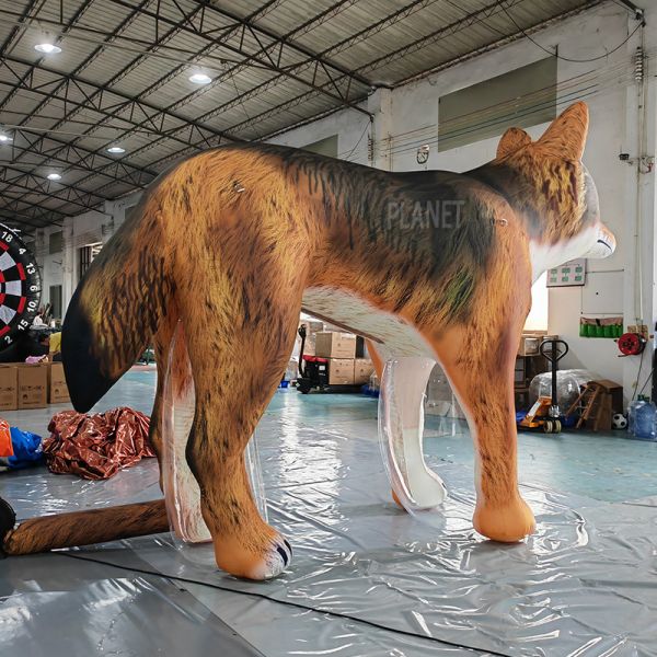 Ulfo gigante inflable inflable de pie Ulfo dibujos animados Balón publicitario Decoración