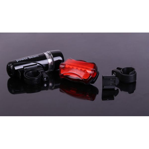 High Brightness Rear Bike Turning Light Power Beam 5 LED Bicycle Accessories Combo Set