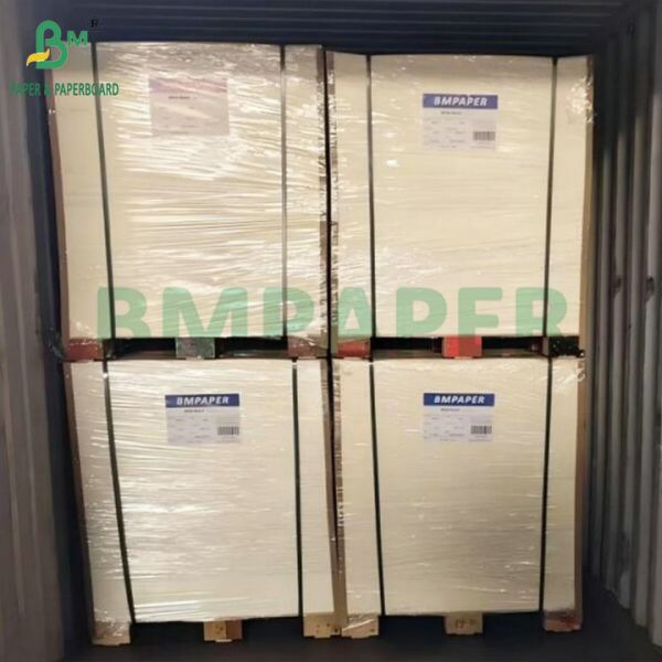 0.6mm 0.9mm Uncoated White Coaster Board For Making Drink Coaster