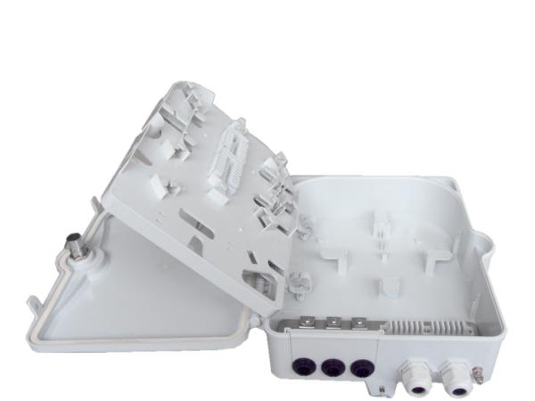 IP54 FTTH Fiber Optic Termination Box 16 SC Port Grey 70~106KPa