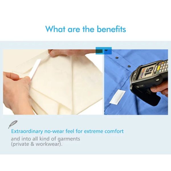 Washable Flexible Heat Resistance UHF RFID Tag Long Rance RFID Silicone Laundry Tags