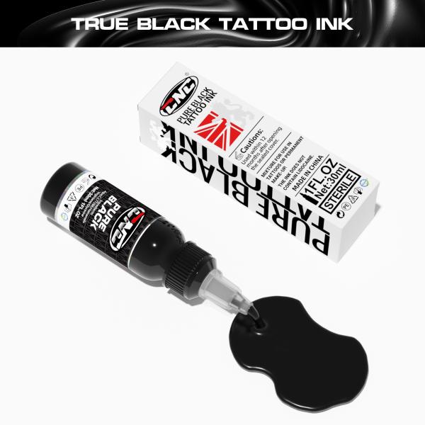 30ML Best Quality Tattoo Ink Safe Super Black Tattoo Ink CNC