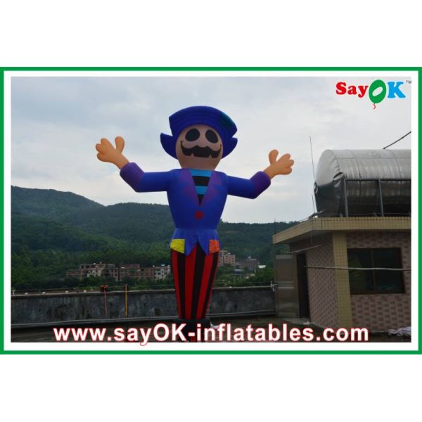 Inflatable Wind Dancer Advertsing Campaign Inflatable Sky Dancer Single Leg Height 2 - 8M