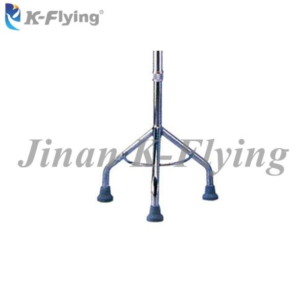 3 Point Base Metal Medical Rehabilitation Equipment Adjustable Walking Sticks Elderly