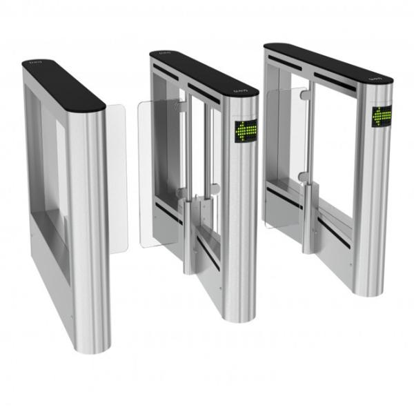 304 Stainless Steel Swing Barrier Turnstile Gate QR Code Entrance Barrier Gate