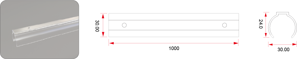 360Degree Beam Angle Round Silicone Flexible LED Neon Tube Light 15W/m 1500LM/M Max 20Meters/piece