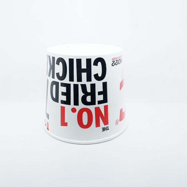 Пищевые одноразовые бумажные ведра Куриная чашка KFC 64 унций 85 унций 130 унций