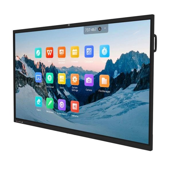 55 Inch 4K Interactive Whiteboard with 178° Viewing Angle for Enhanced Classroom and Meeting Room Collaboration