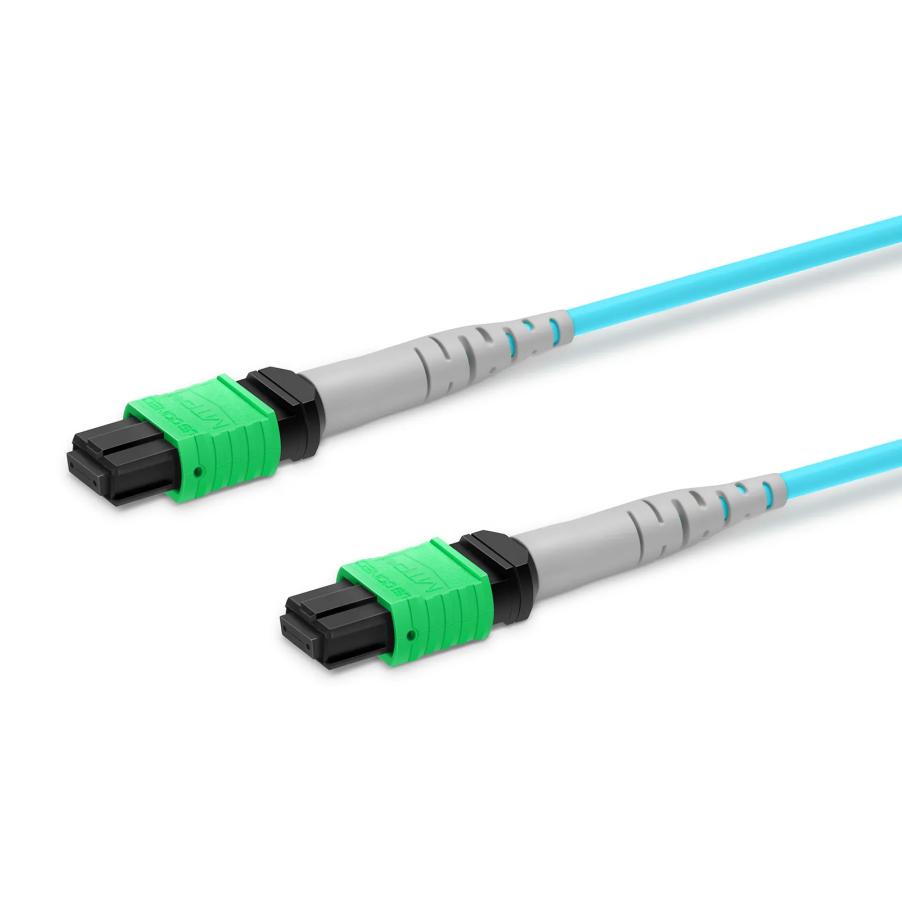 MTP Breakout Cable with 8° APC Endface, OFNP Fire Safety-Rated, and 0.35dB Low IL for High-Speed Data Links