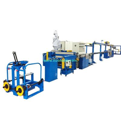 Máquina de alta velocidade da extrusão de cabo elétrico da tensão da máquina 380 da fabricação de cabos do PVC