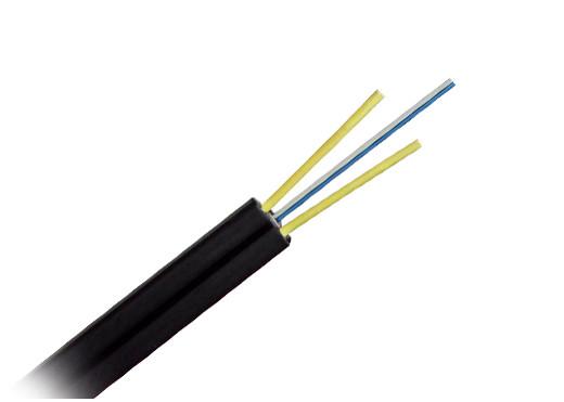 Cabo pendente de conectores de cabo 4core da fibra 12core FTTH com KFRP e aço