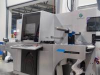 Máquina de impressão de rótulos digitais de papel para papel Estampagem e barnizamento