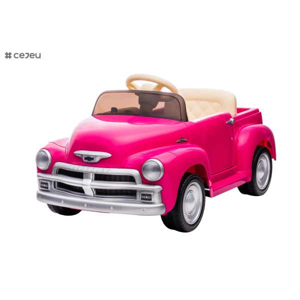 Licensed Chevrolet Silverado 12V Kids Electric Powered Ride on Toy Car with Remote Control & Music Player,