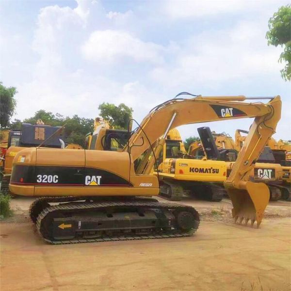 Excavadora de 20 toneladas Cat 320C Japón maquinaria de segunda mano excavadora excavadora en buenas condiciones