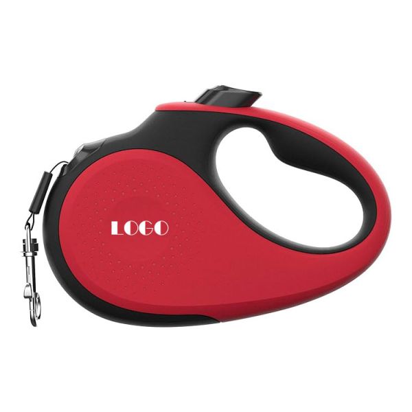 Convenient Walking Solution Reflective Retractable Dog Leash for Dogs Solid Pattern