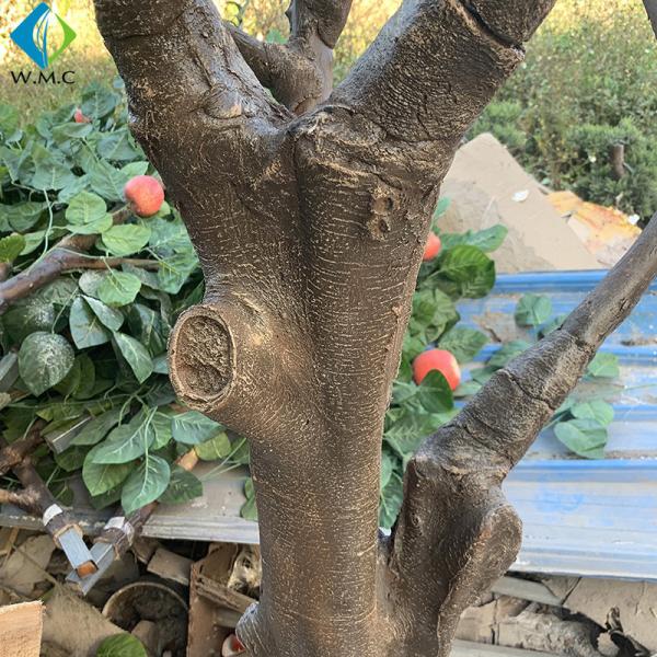 Yellow Fake Sakura Tree For Restaurant Decoration , Artificial Cherry Blossom Tree