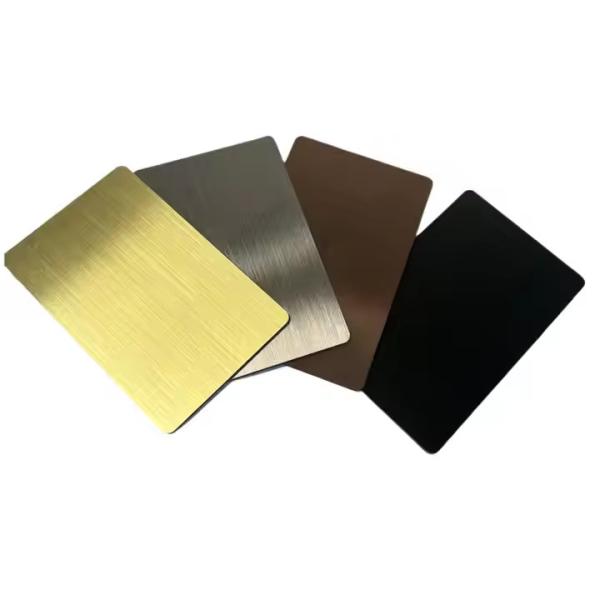 Stainless Steel RFID Metal Card Metal Visit Card Waterproof 13.56MHz/125Khz