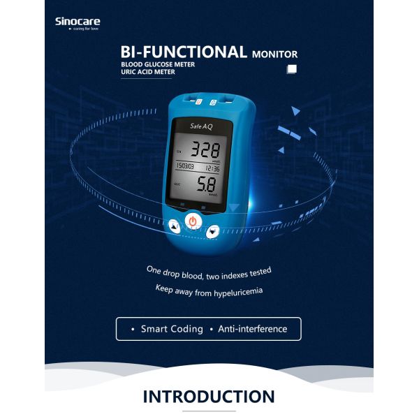 Accurate Blood Glucose Monitoring System Automatic Applying Blood Sample