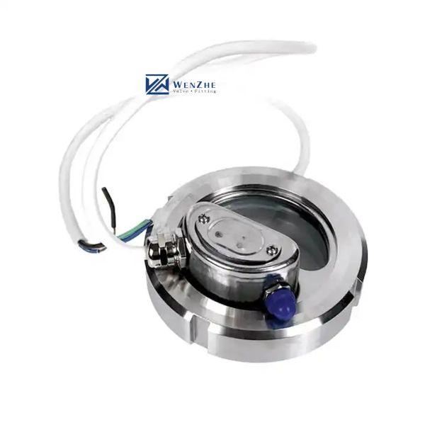 ODM Stainless Steel 304 316 316L Tempered Union Type Round Sight Glass