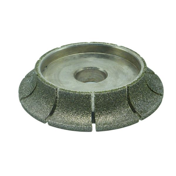 Silver 40mm Dry Use Diamond Grinding Wheel Disc Slotting