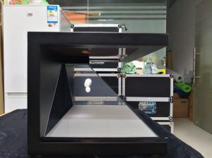 Full HD 4 Faces 3D Hologram Pyramid Display 240 x 240cm for Shopping Mall