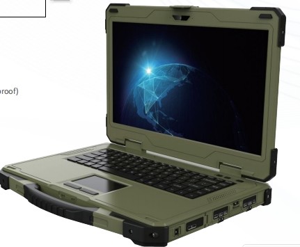 military reinforce notbook ， reinforce labtop, 14-inch Single Screen Rugged Portable Laptop