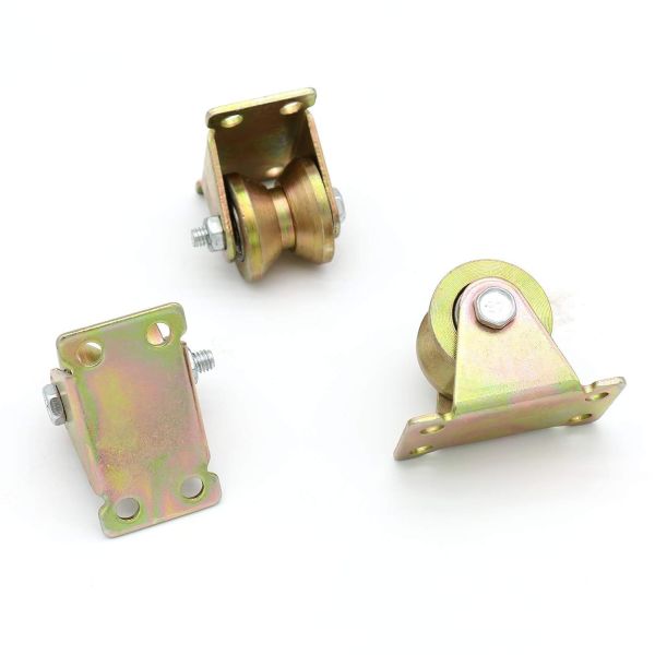 V Type Groove Wheel Yellow Zinc-Plated V -Groove Wheel Sliding Gate Wheels