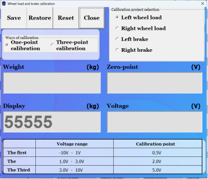 Cartesykj probador móvil de frenos de rodillos móviles 3T 10T 15T equipos de inspección de carril del vehículo