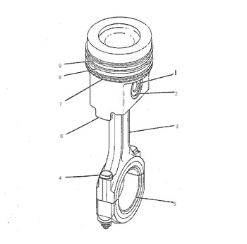 160-6600 Engine 8N0822 Ring Group Piston Cylinder Liner 1606600 Piston Ring 8N-0822