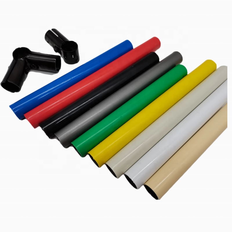OD 28mm PE Coated Lean Pipe For Rack And Lean Pipe Systems