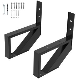 Metal Stair Step Stringers 2 Step Steel Riser Stringer for 19.4 inch Height Deck