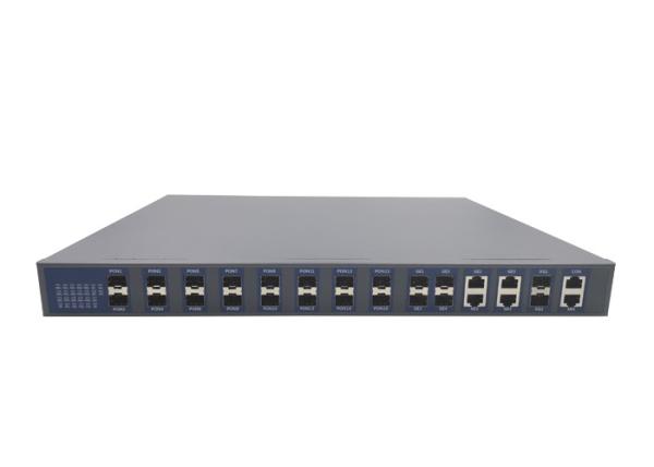 FTTH 16 Ports GPON OLT Device Network Iron Material 25G