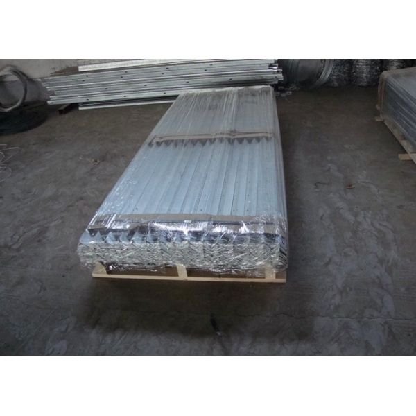 Beautiful Steel Palisade Fencing Powder Coated Park Guardrail Palisade