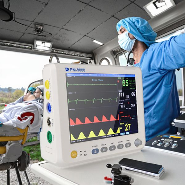 12.1inch Veterinary ICU Room Multiparameter Patient Monitor for Vital Signs Monitoring