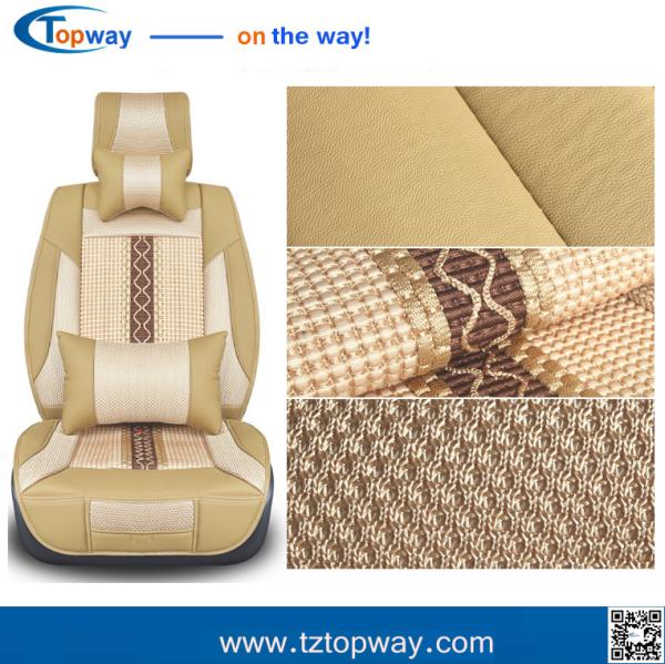 microfiber pu leather crochet hook knit Car Seat Cover 2015-2016 Protect Car Seat