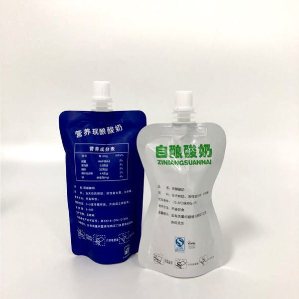 Smell Proof Spout Pouch Packaging , Custom Plastic Baby Food Pouches Jam Shaped