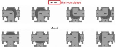 Anti Corrosion L-Type  Three Way Floating Ball Valve / Full Flow Ball Valve