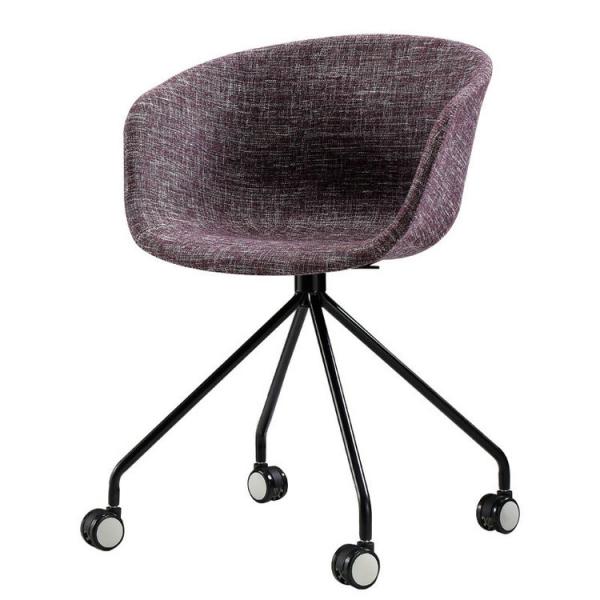 Simple Classic Plastic Rolling Desk Chair Multi Colors Available