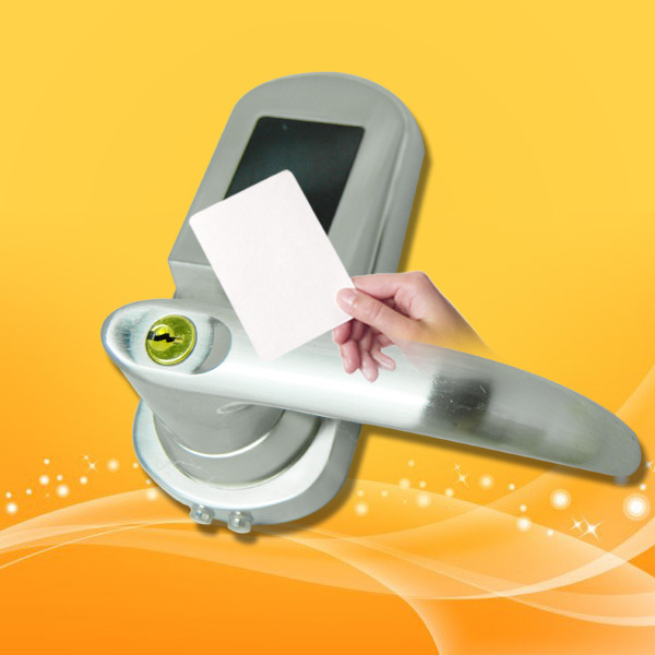 Замки входа ключевой карты низшего напряжения предупреждая, системы входа двери карты гостиницы