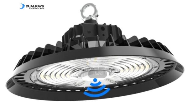 IP65 Industrial High Bay Led Lighting Fixtures HB4 Innovative Built-in Pluggable Motion Sensor