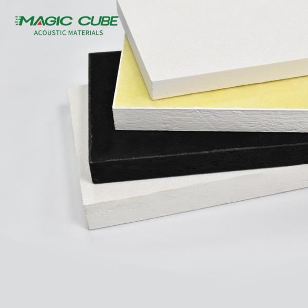 Customizable White Fiberglass Ceiling Panel for Auditorium 600x600 Acoustic Tiles